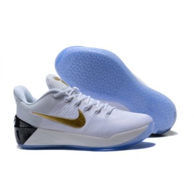 Nike Erkek Kobe A.D. Beyaz / Metal Altın / Siyah Basketbol Ayakkabısı Türkiye - WY285W5P